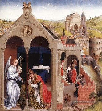 Rêve du pape Sergius hollandais peintre Rogier van der Weyden Peinture à l'huile